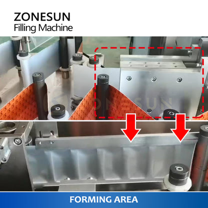 Zonesun Snap Sachet Packaging Machine Bag Forming