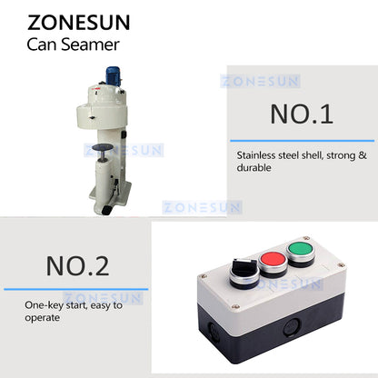 Zonesun ZS-CS2 Can Seamer | Large-sized Rectangular Cans