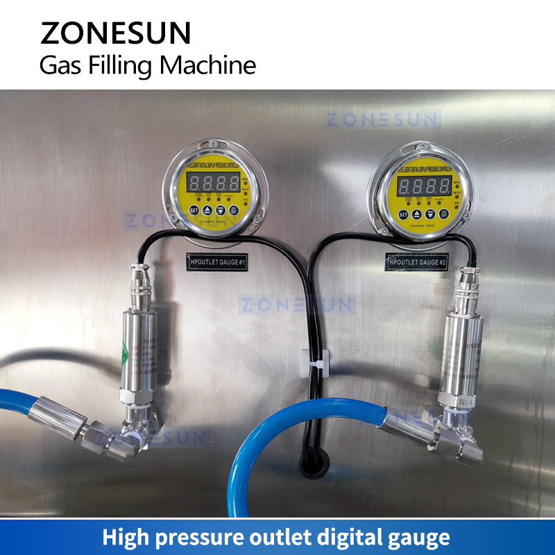 Zonesun ZS-FCO2 CO2 Filling Machine Digital Gauge