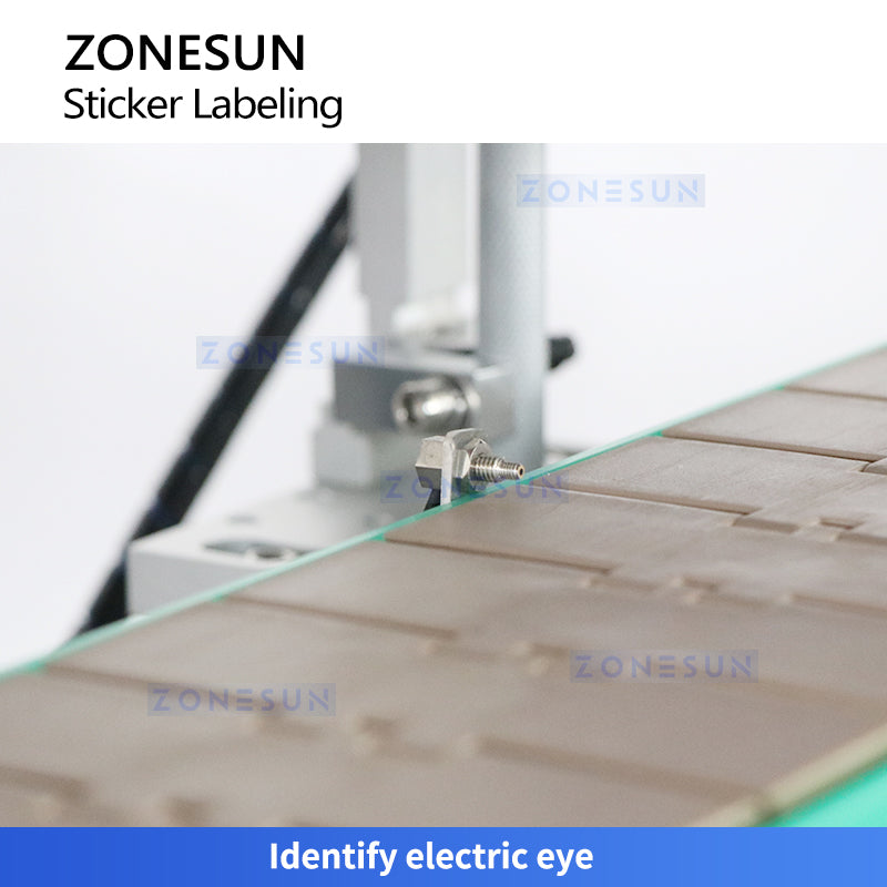 Zonesun ZS-TB900 Automatic Square Bottle Wrap Around Labeling Machine Object Sensor