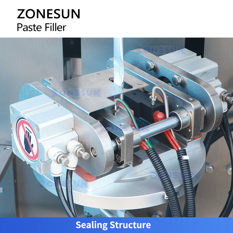 Zonesun ZS-FS05 Energy Gel Sachet VFFS Machine Sealing Structure