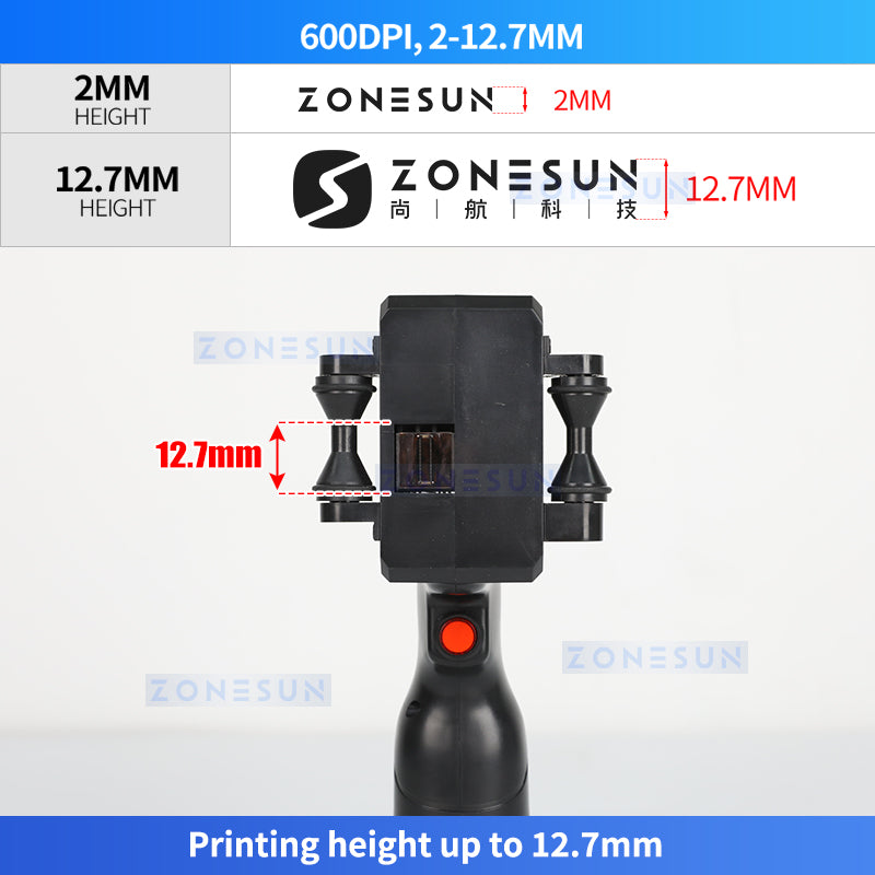 Máquina automática de impressão a jato de tinta ZONESUN