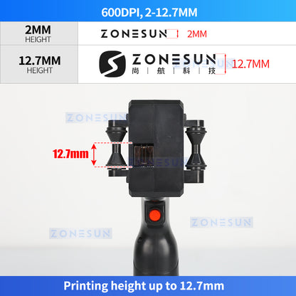 Máquina automática de impressão a jato de tinta ZONESUN