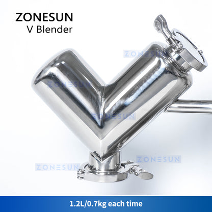 ZONESUN ZS-V2 V Blender Powder Mixing Machine