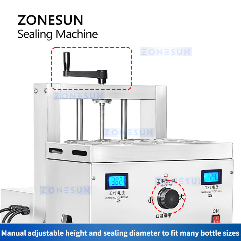 Zonesun ZS-FS2200 Induction Sealer Height