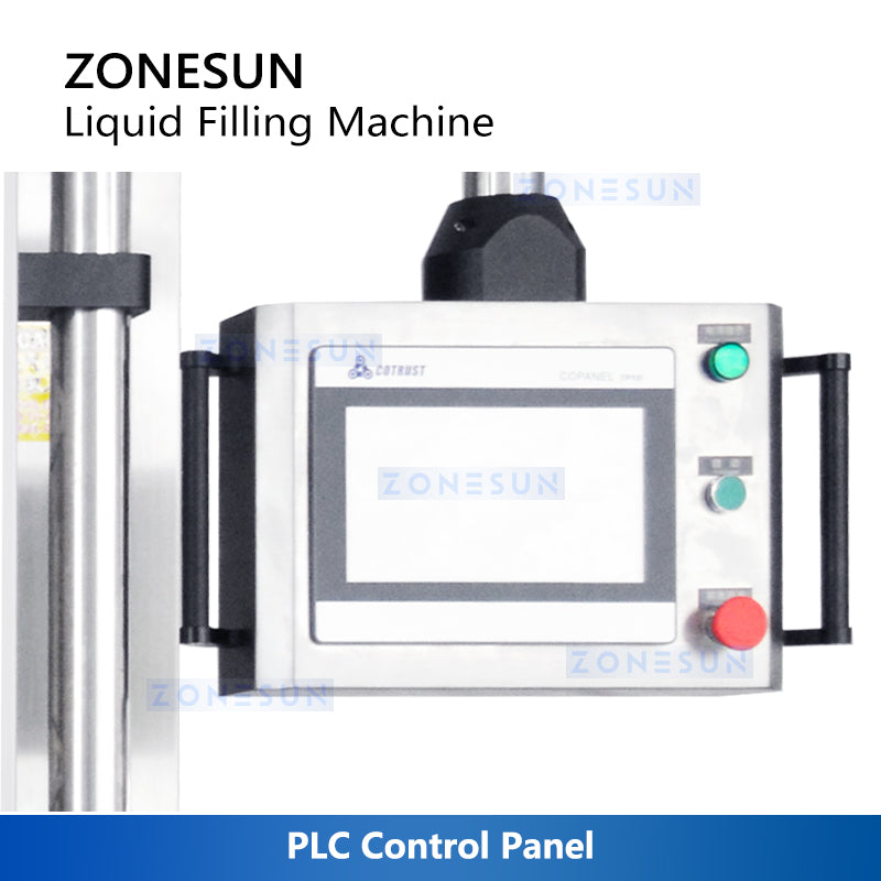 ZONESUN ZS-VTPF4 Automatic Continuous Motion Filler Servo Tracking Liquid Filling Machine