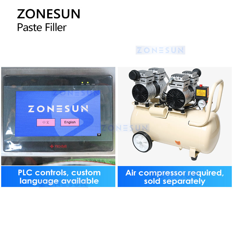 ZONESUN ZS-DTGT900U2 Thick Liquid Filling Machine Controls