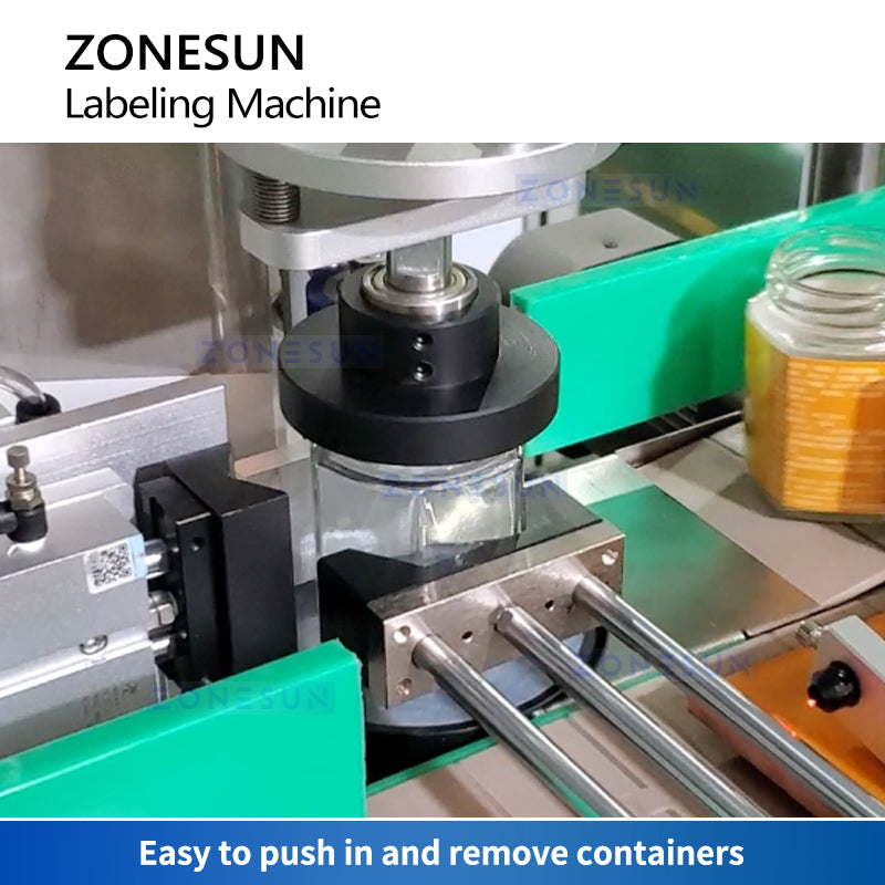 ZONESUN Automatic Label Applicator ZS-TB550V Labeling Mechanism