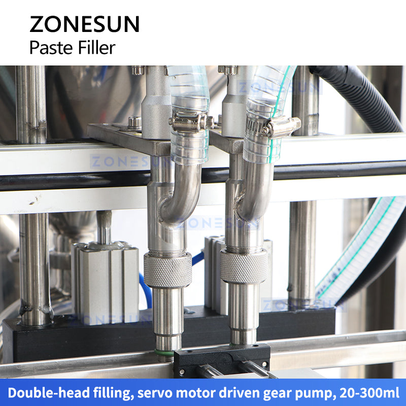 Zonesun ZS-GPSV2 Servo Gear Pump Filler Filling Heads