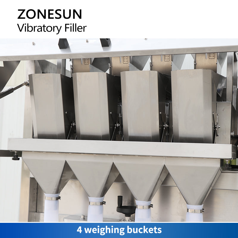 ZONESUN ZS-GW5 Vibratory Weigh Filler Weighing Buckets