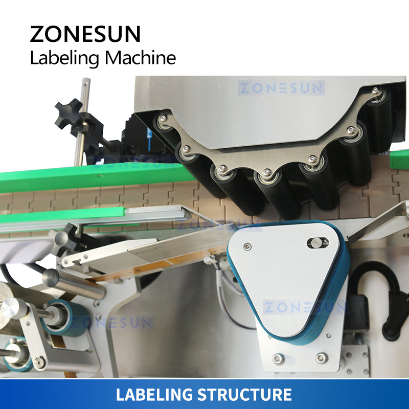 ZONESUN ZS-TB140 Automatic Label Applicator Wrap Around Labeling Machine