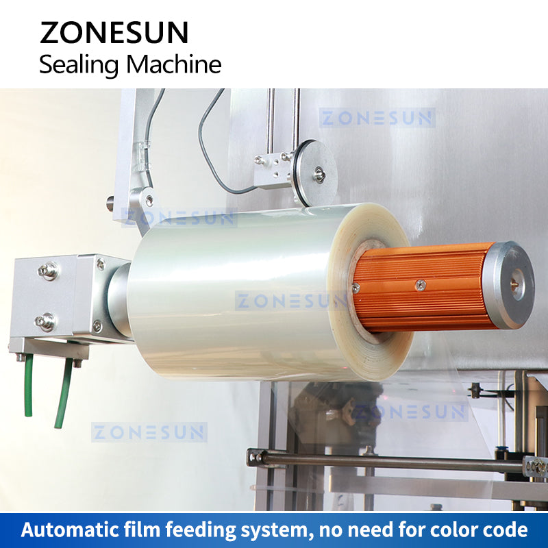 Zonesun ZS-FKR4T Automatic Foil Sealing Machine Film Feeding