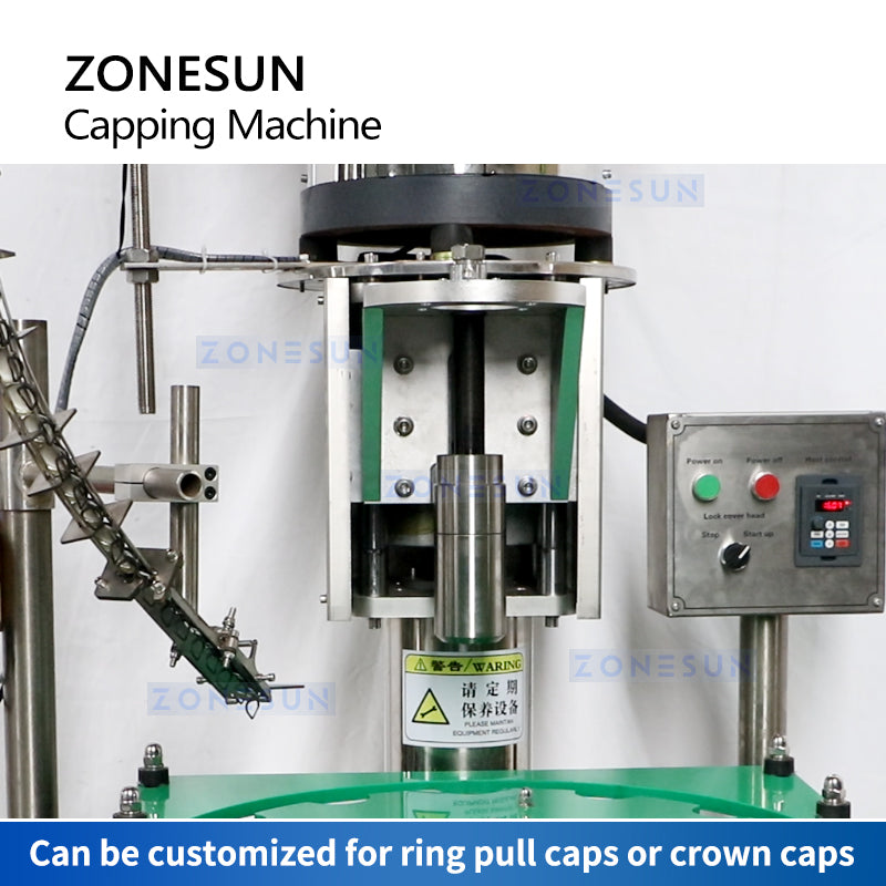 Zonesun Automatic ROPP Capping Machine Capping Head