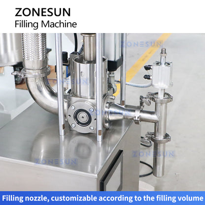 Zonesun ZS-VGPJ1 Pneumatic Paste Filling Machine | Hydraulic Press