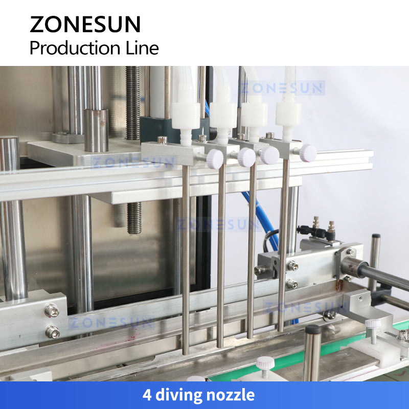 Zonesun ZS-FAL180R7 Nail Polish Packaging Line Filling Head