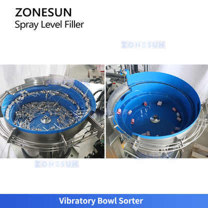 Zonesun ZS-AFC9L Automatic Perfume Packaging Machine Monoblock Bowl Feeder