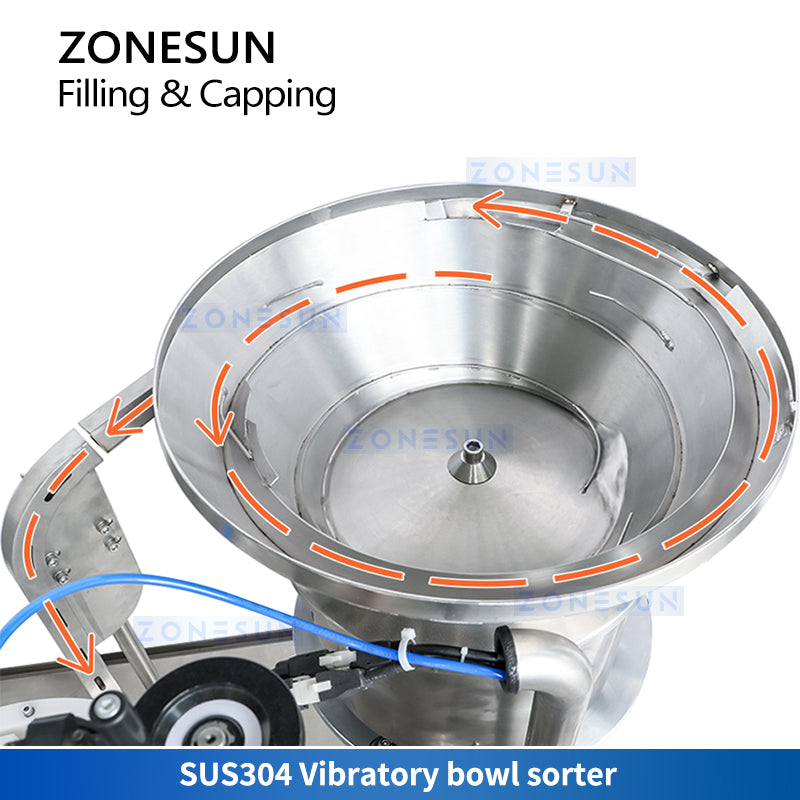 Zonesun ZS-AFC39 Vial Filling and Capping Monoblock Bowl Feeder