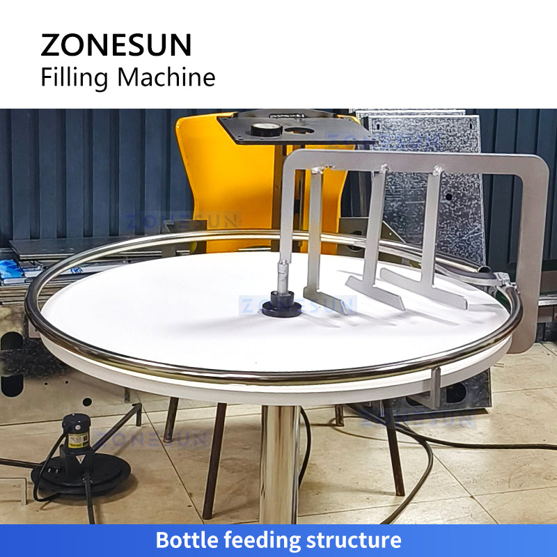 Zonesun ZS-AQF1 Automatic Aerosol Spray Can Filling Machine Bottle Turntable