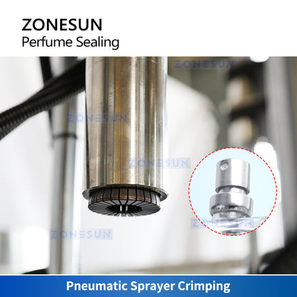 ZONESUN ZS-YG11V Automatic Perfume Bottle Crimping Machine