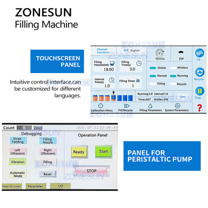 Zonesun ZS-FSHS21 Honey Straw Filling Machine Details