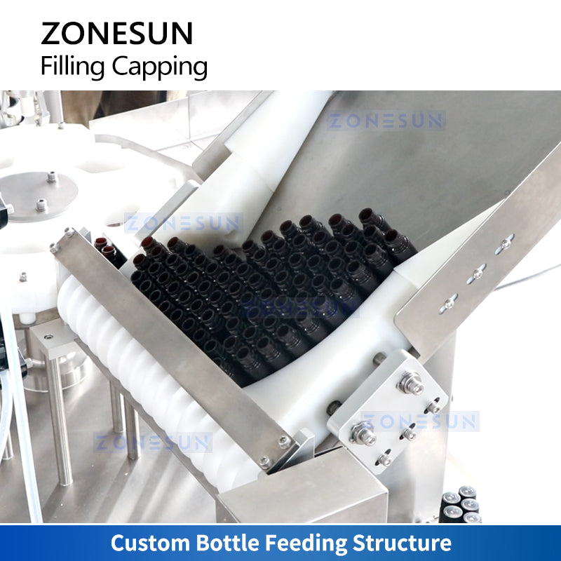 Zonesun ZS-AFC37 Rotary Filling and Capping Monoblock Bottle Feeder