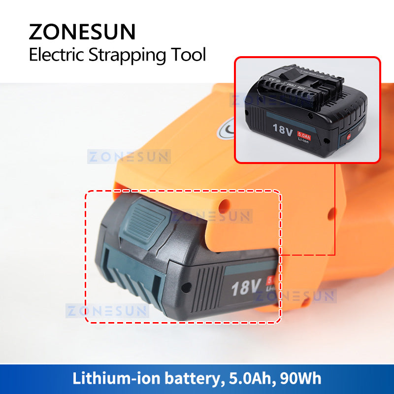 ZONESUN ZS-PQ Handheld Electric Plastic Strapping Tool