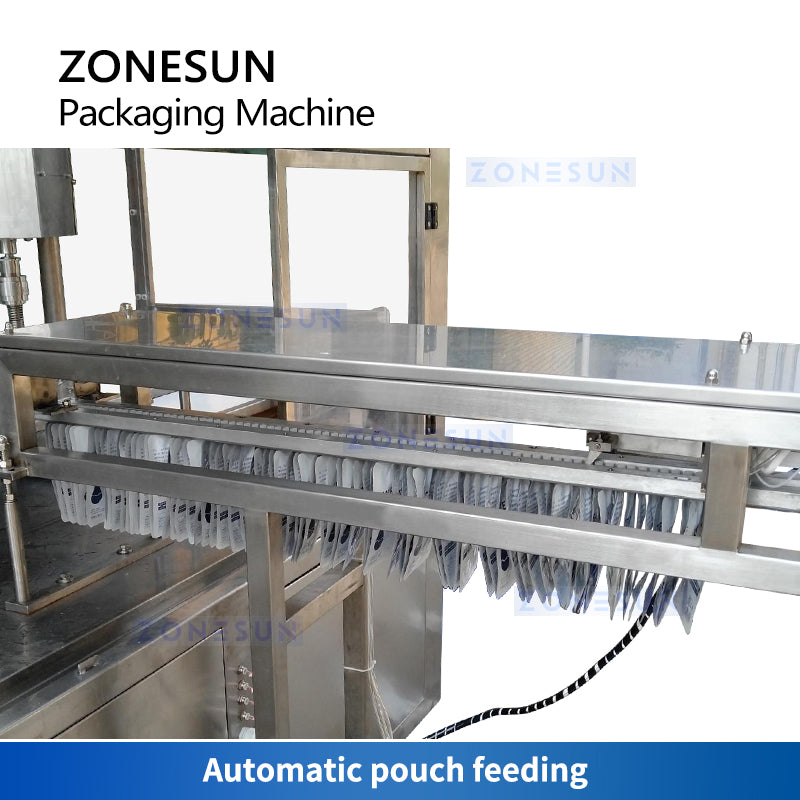 Zonesun Spout Pouch Filling and Capping Machine Conveyor