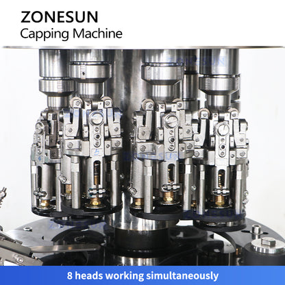 Zonesun ZS-XG440C8 8-Head ROPP Capping Machine