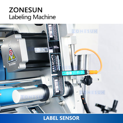 ZONESUN ZS-TB831ST Automatic Three Side Labeling Machine Flat Surface Label Applicator