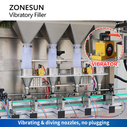 ZONESUN ZS-GW5 Vibratory Weigh Filler Diving Nozzles