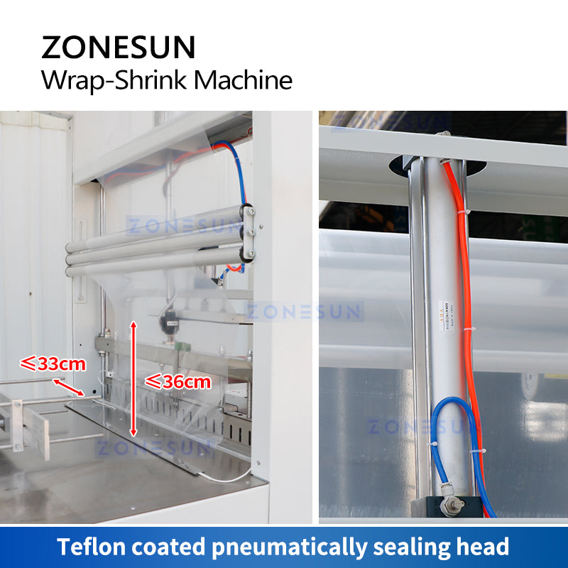 Zonesun ZS-SPL5 Semi Automatic Sleeve Wrapper & Shrink Tunnel