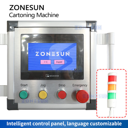 Zonesun ZS-MSZH50L Automatic Vertical Cartoning Machine