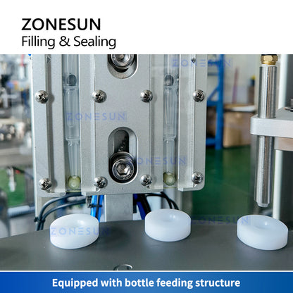 ZONESUN ZS-AFC5 Máquina automática de enchimento e selagem de frascos de pequena escala com 2 cabeças