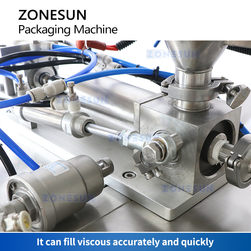 Zonesun Popcorn Pack Filling Machine Piston Pump