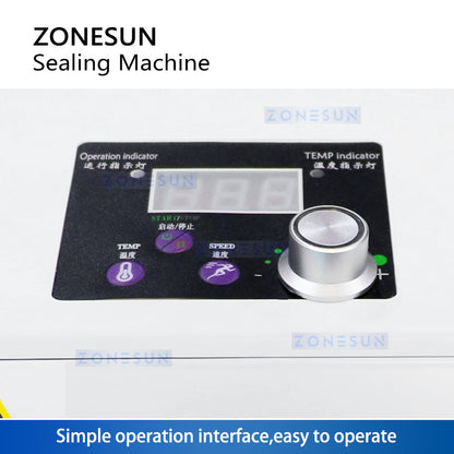 ZONESUN ZS-GLF100 Continuous Band Sealer Controls