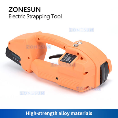 ZONESUN ZS-PQ Máquina de cintar PP/PET portátil com bateria 