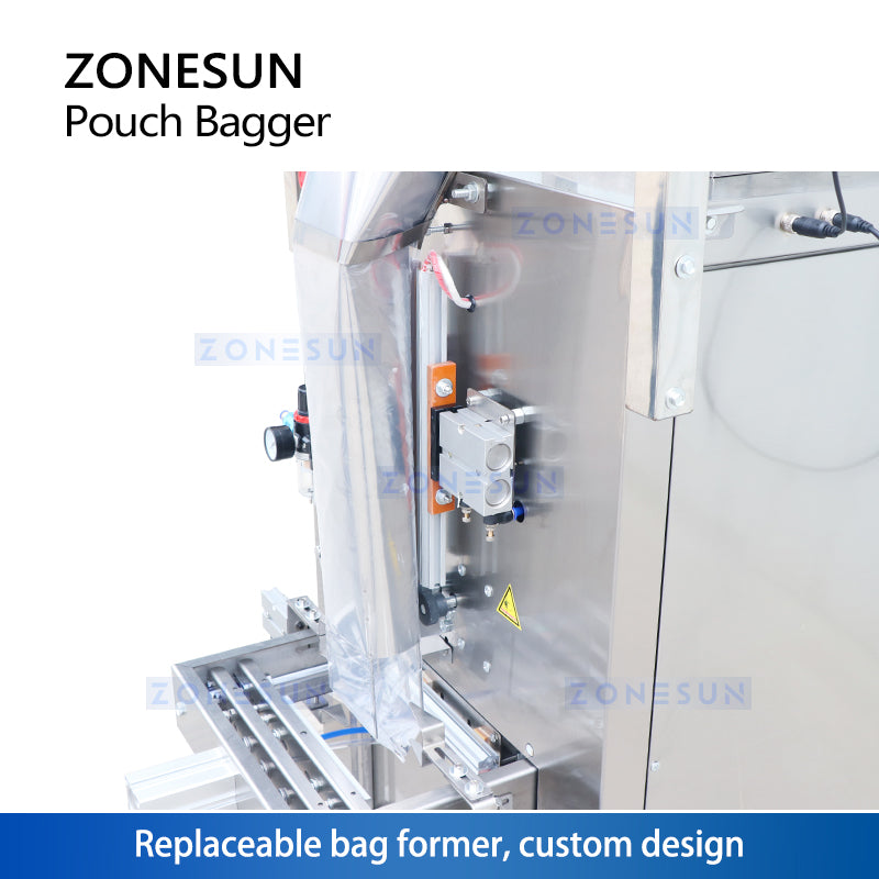 ZONESUN ZS-FSK1000 Automatic Vertical Form Fill Seal Machine Bag Former