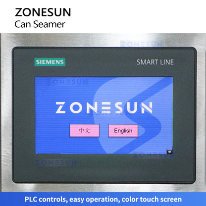 Zonesun ZS-ACS1 Automatic Can Seamer | Customizable Can Sealing Solution