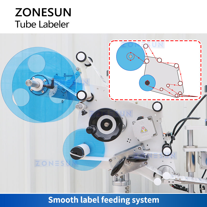 ZONESUN ZS-TB801D Tube Labeler Feeding System