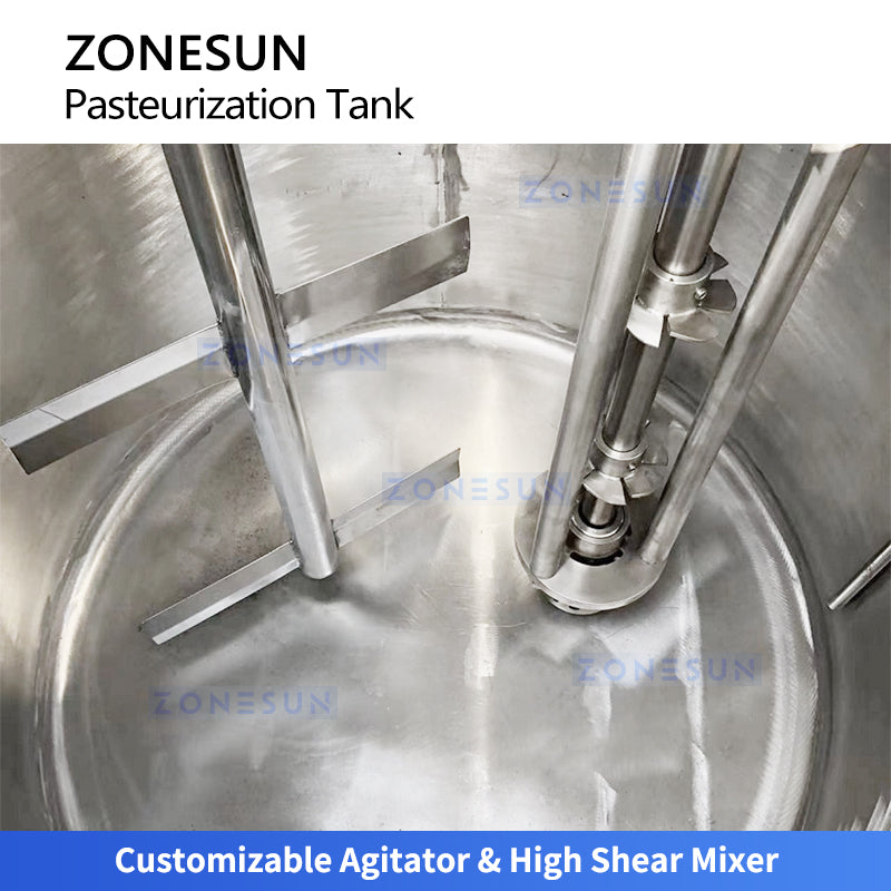 Zonesun ZS-PRT100L Pasteurization & Refrigeration Tank Mixer