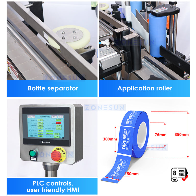 Zonesun Production Line ZS-FAL180B1 Labeling Machine