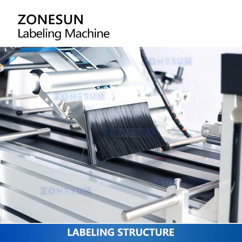 ZONESUN ZS-TB831ST Automatic Three Side Labeling Machine Flat Surface Label Applicator