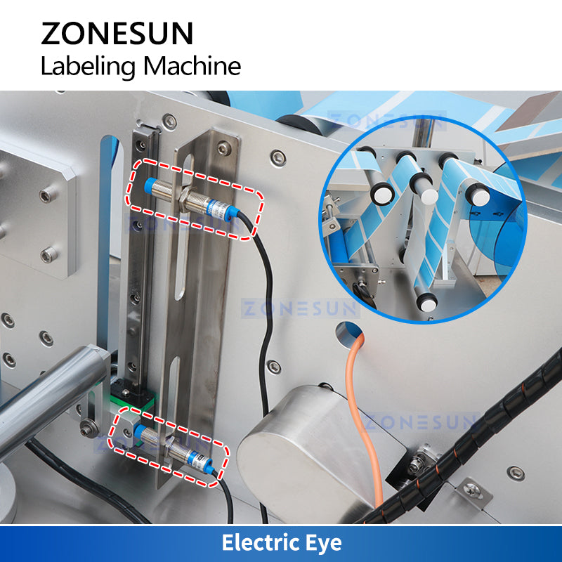 Zonesun ZS-TB890 Reel to Reel Counter with Label Applicator Sensor