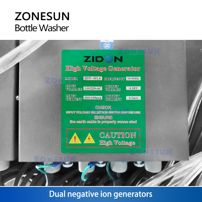 Zonesun Bottle Washer ZS-XPJ8 High Voltage Generator