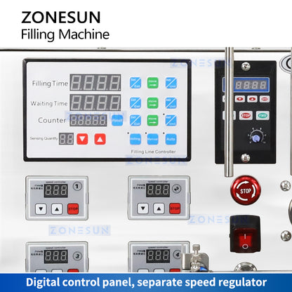 Zonesun ZS-DTMP4D Liquid Filling Machine Control Panel