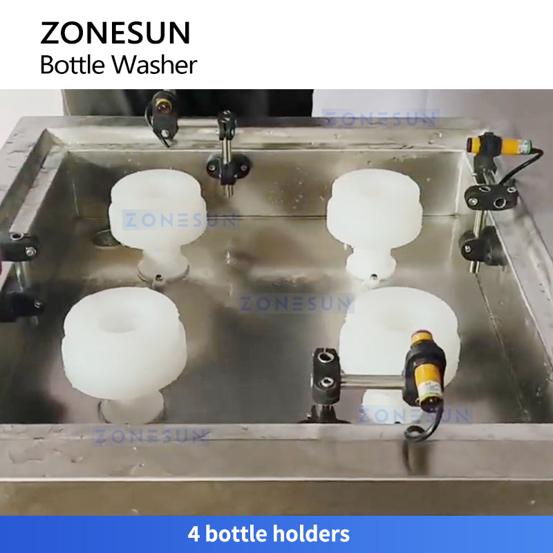 Zonesun ZS-WB4S Semi-automatic Bottle Rinser Bottle Holder