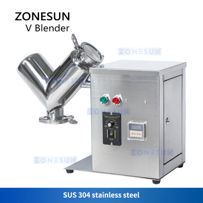 ZONESUN ZS-V2 V Blender Powder Mixing Machine