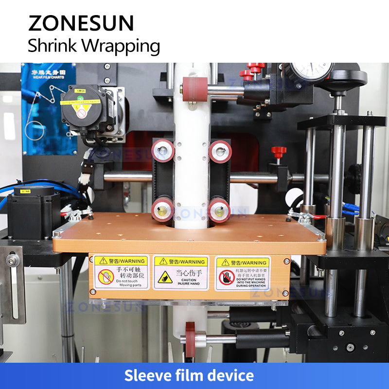 Zonesun ZS-UDTB50 Rotary Shrink Sleeve Labeling Machine Sleeve Film Device