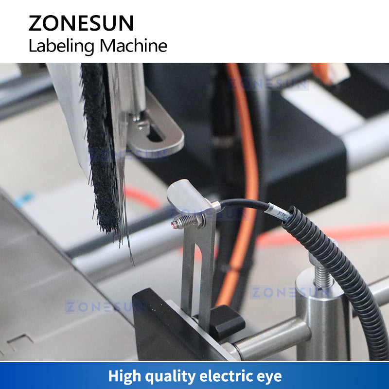 ZONESUN ZS-TB300R Automatic Flat Bottle Labeling Machine Sensor