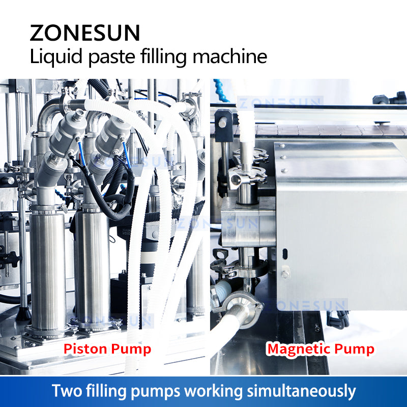 Zonesun ZS-SVYT4D Dual System Filling Machine Dual System